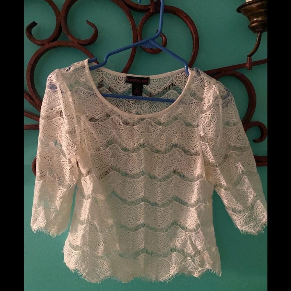 Delicate lace top